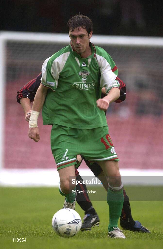 30 June 2003; George O'Callaghan, Cork City. eircom League Premier Division. Dalymount Park, Dublin. Bohemians v Cork City. Picture credit; David Maher / SPORTSFILE *EDI*