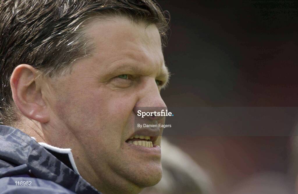 20 July 2003; John O'Mahony, Galway manager. Connacht U21 Football Championship Semi Final, Galway v Roscommon, Dr Hyde Park, Roscommon. Picture credit; Damien Eagers / SPORTSFILE *EDI*