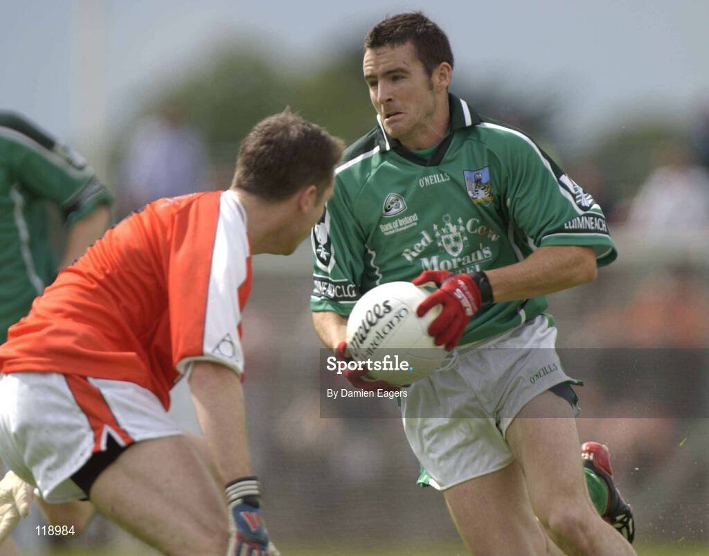 20 July 2003; Mark O'Riordan, Limerick. Bank of Ireland Senior Football Championship qualifier, Limerick v Armagh, Dr Hyde Park, Roscommon. Picture credit; Damien Eagers / SPORTSFILE *EDI*