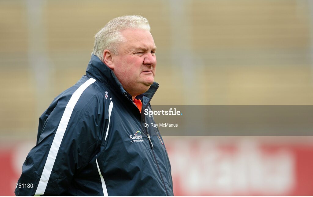 19 May 2013; Armagh manager Paul Gormley. Ulster GAA Football Senior Championship, Preliminary Round, Cavan v Armagh, Kingspan Breffni Park, Cavan. Picture credit: Ray McManus / SPORTSFILE