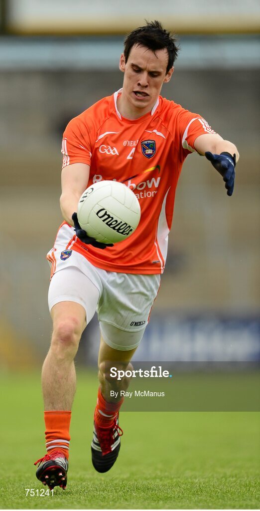19 May 2013; Mark Shields, Armagh. Ulster GAA Football Senior Championship, Preliminary Round, Cavan v Armagh, Kingspan Breffni Park, Cavan. Picture credit: Ray McManus / SPORTSFILE