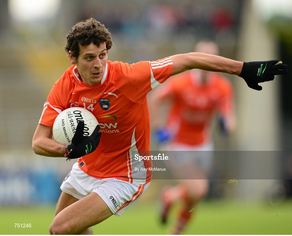19 May 2013; Jamie Clarke, Armagh. Ulster GAA Football Senior Championship, Preliminary Round, Cavan v Armagh, Kingspan Breffni Park, Cavan. Picture credit: Ray McManus / SPORTSFILE