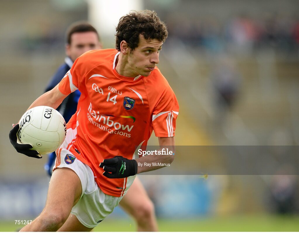 19 May 2013; Jamie Clarke, Armagh. Ulster GAA Football Senior Championship, Preliminary Round, Cavan v Armagh, Kingspan Breffni Park, Cavan. Picture credit: Ray McManus / SPORTSFILE