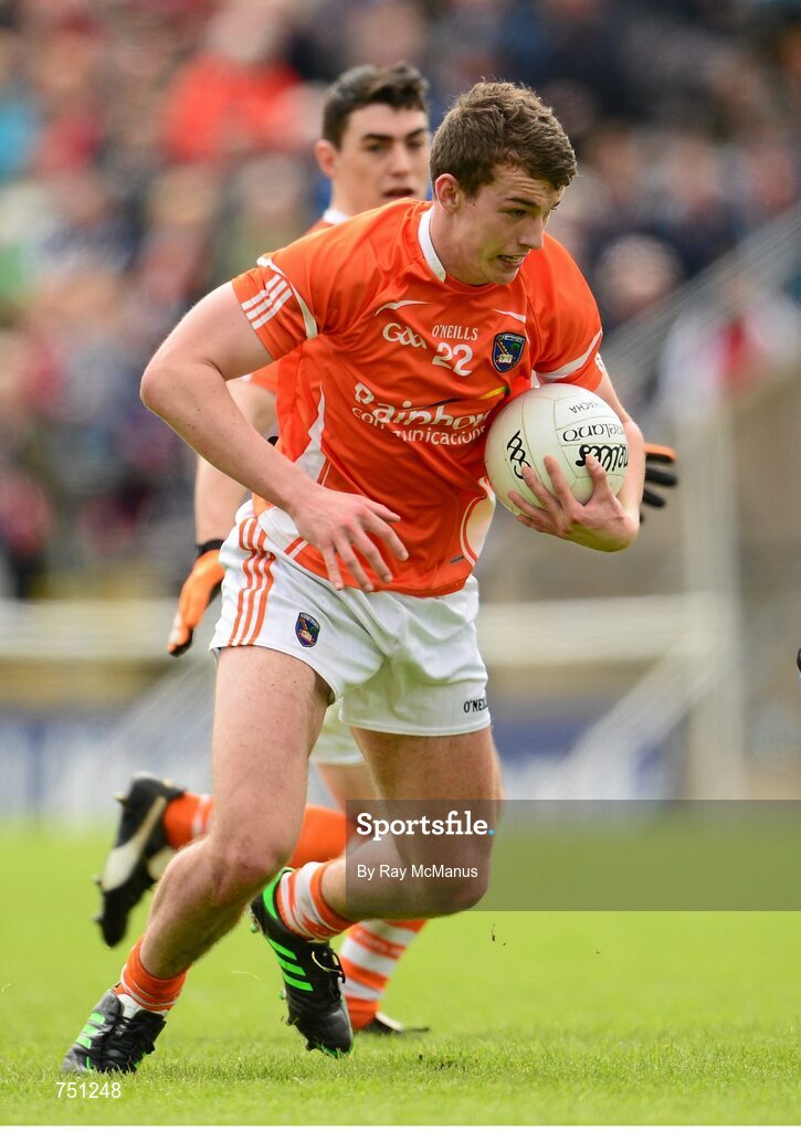 19 May 2013; Ethan Rafferty, Armagh. Ulster GAA Football Senior Championship, Preliminary Round, Cavan v Armagh, Kingspan Breffni Park, Cavan. Picture credit: Ray McManus / SPORTSFILE