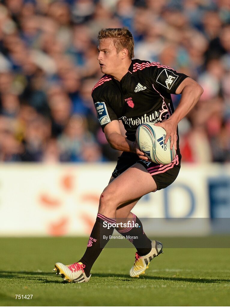 17 May 2013; Jules Plisson, Stade Francais. Amlin Challenge Cup Final 2012/13, Leinster v Stade Francais, RDS, Ballsbridge, Dublin. Picture credit: Brendan Moran / SPORTSFILE
