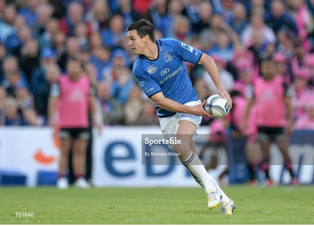 17 May 2013; Jonathan Sexton, Leinster. Amlin Challenge Cup Final 2012/13, Leinster v Stade Francais, RDS, Ballsbridge, Dublin. Picture credit: Brendan Moran / SPORTSFILE