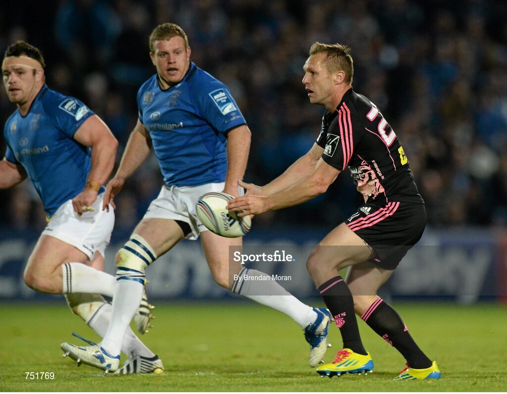 17 May 2013; Paul Warwick, Stade Francais. Amlin Challenge Cup Final 2012/13, Leinster v Stade Francais, RDS, Ballsbridge, Dublin. Picture credit: Brendan Moran / SPORTSFILE