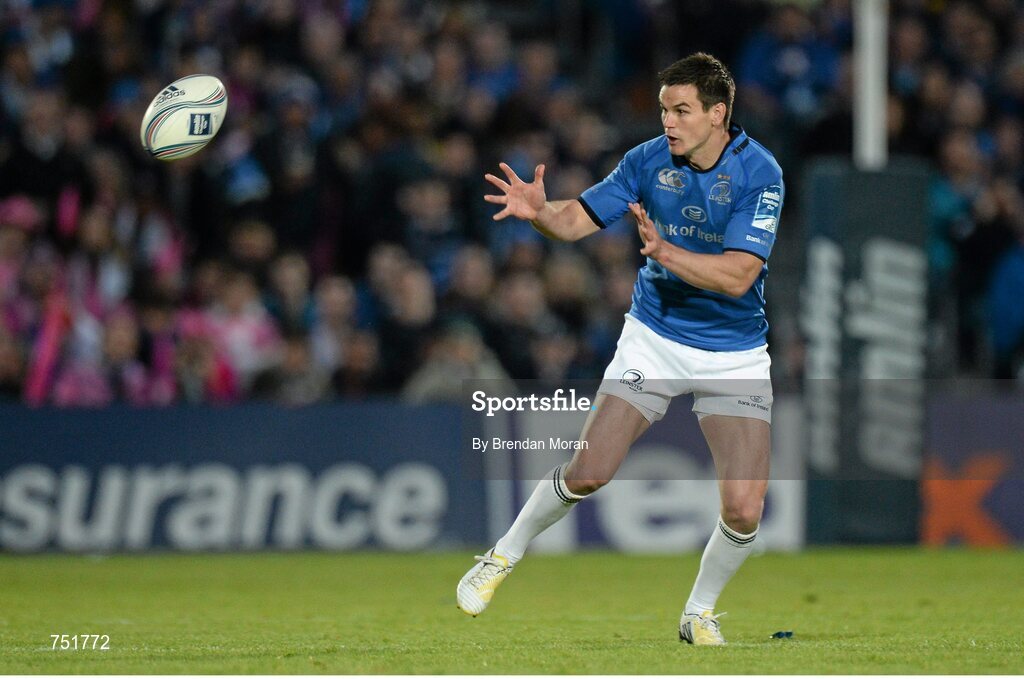 17 May 2013; Jonathan Sexton, Leinster. Amlin Challenge Cup Final 2012/13, Leinster v Stade Francais, RDS, Ballsbridge, Dublin. Picture credit: Brendan Moran / SPORTSFILE