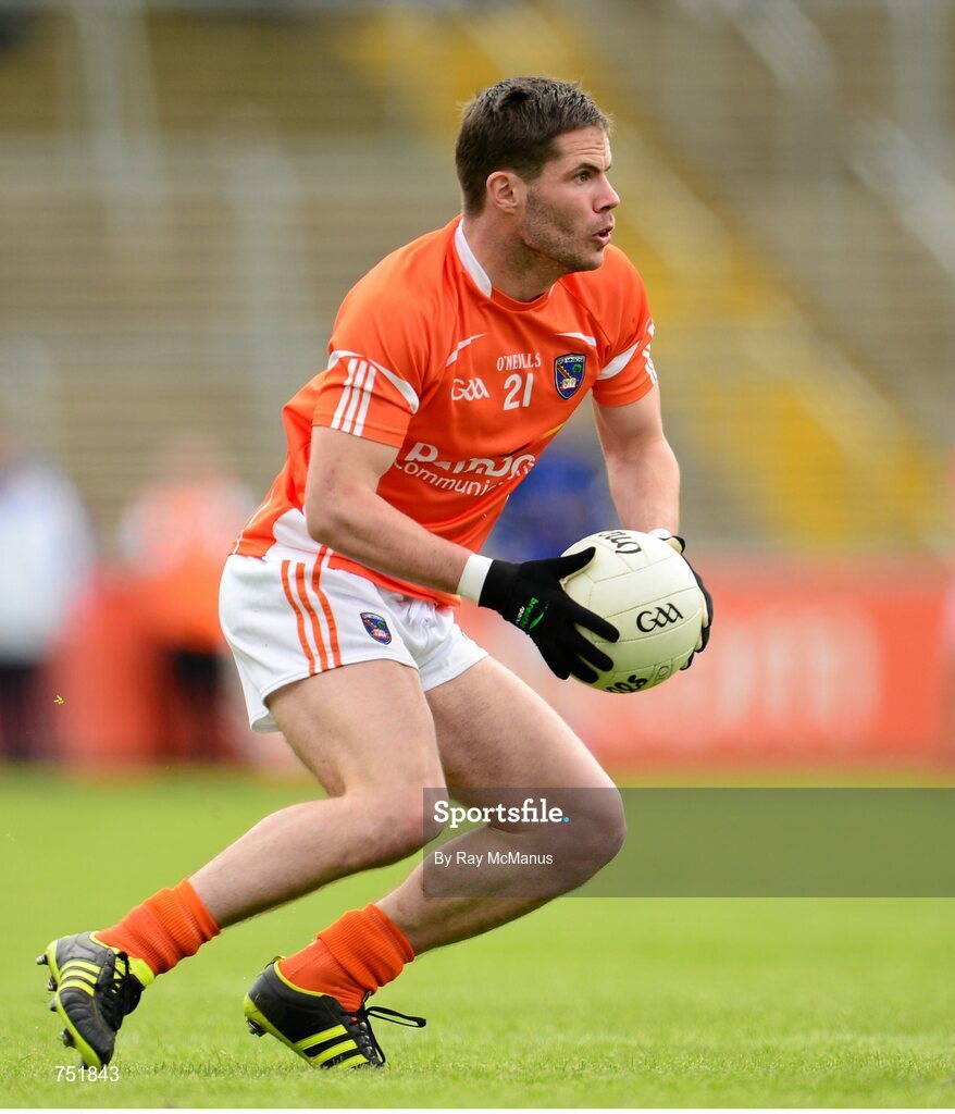 19 May 2013; Eugene McVerry, Armagh. Ulster GAA Football Senior Championship, Preliminary Round, Cavan v Armagh, Kingspan Breffni Park, Cavan. Picture credit: Ray McManus / SPORTSFILE