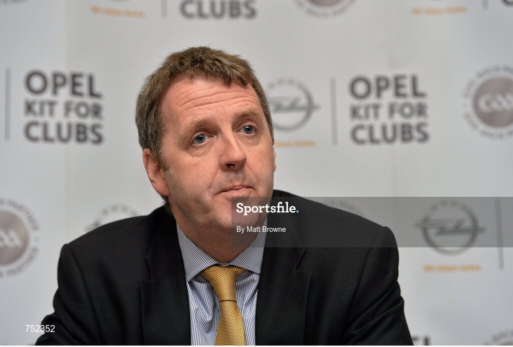 23 May 2013; Dave Sheeran, Managing Director of Opel Ireland, pictured at the launch of Opel Kits for Clubs 2013 – For every test drive, car service or Opel purchase made through the Opel dealer network, your local GAA club is awarded points. Build up your points and redeem them against high quality kit for your club! Log onto opelkitforclubs.com and start earning points today. Support your local GAA club! Croke Park, Dublin. Picture credit: Matt Browne / SPORTSFILE