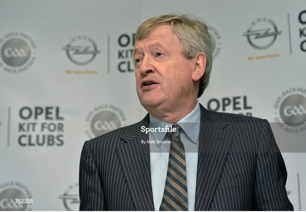 23 May 2013; Páraic Duffy, Ard Stiúrthóir of the GAA, pictured at the launch of Opel Kits for Clubs 2013 – For every test drive, car service or Opel purchase made through the Opel dealer network, your local GAA club is awarded points. Build up your points and redeem them against high quality kit for your club! Log onto opelkitforclubs.com and start earning points today. Support your local GAA club! Croke Park, Dublin. Picture credit: Matt Browne / SPORTSFILE