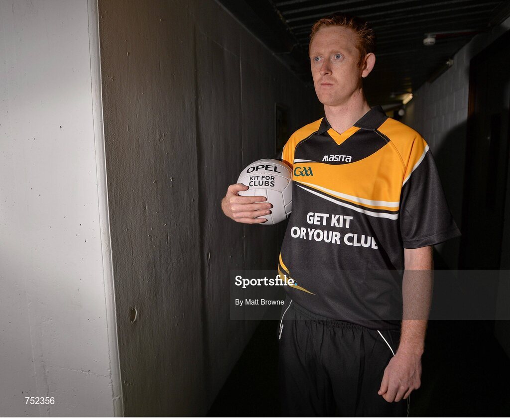 23 May 2013; Kerry footballer Colm Cooper pictured at the launch of Opel Kits for Clubs 2013 – For every test drive, car service or Opel purchase made through the Opel dealer network, your local GAA club is awarded points. Build up your points and redeem them against high quality kit for your club! Log onto opelkitforclubs.com and start earning points today. Support your local GAA club! Croke Park, Dublin. Picture credit: Matt Browne / SPORTSFILE