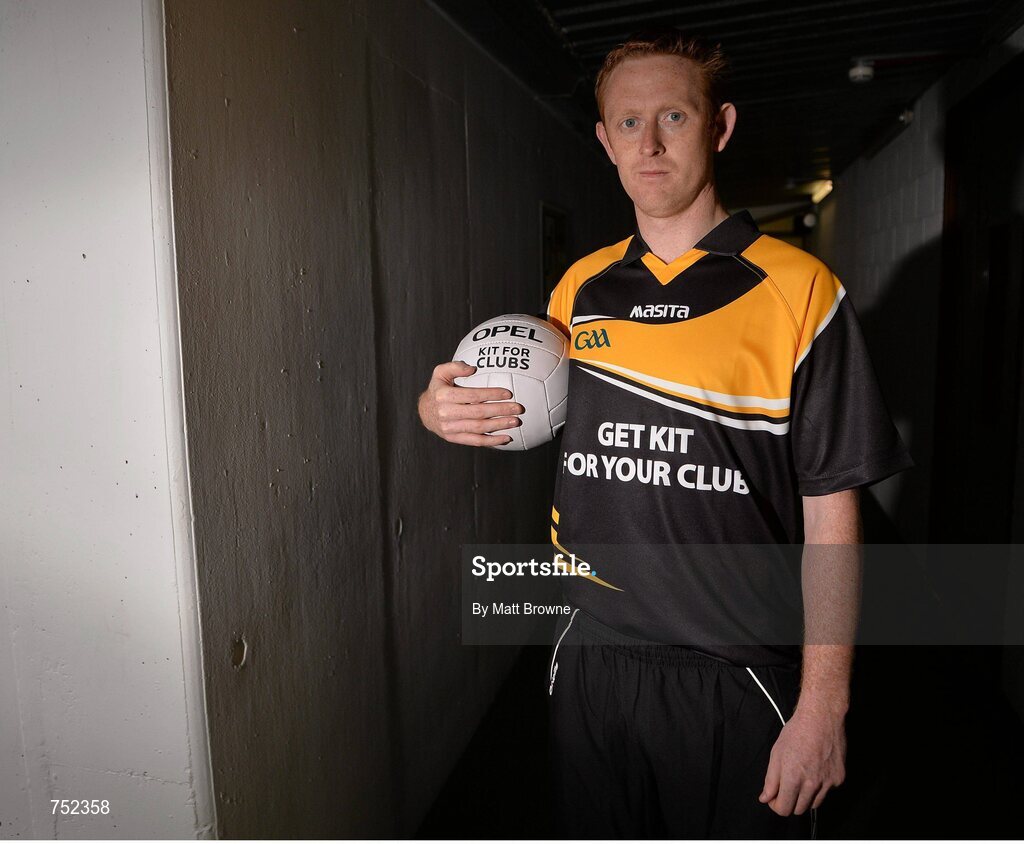 23 May 2013; Kerry footballer Colm Cooper pictured at the launch of Opel Kits for Clubs 2013 – For every test drive, car service or Opel purchase made through the Opel dealer network, your local GAA club is awarded points. Build up your points and redeem them against high quality kit for your club! Log onto opelkitforclubs.com and start earning points today. Support your local GAA club! Croke Park, Dublin. Picture credit: Matt Browne / SPORTSFILE