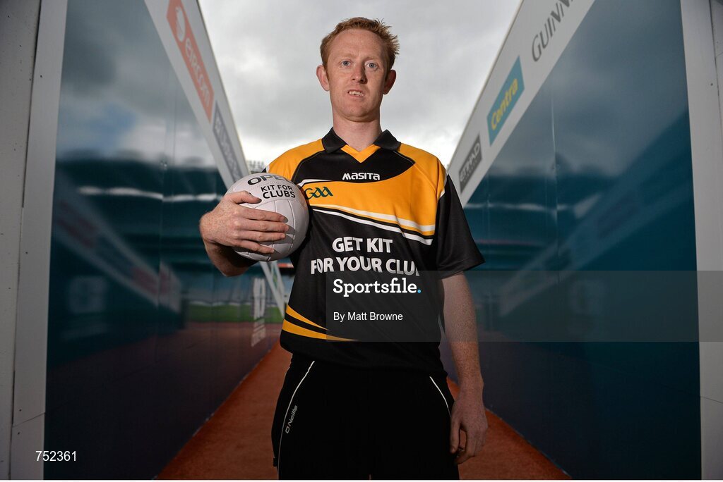 23 May 2013; Kerry footballer Colm Cooper pictured at the launch of Opel Kits for Clubs 2013 – For every test drive, car service or Opel purchase made through the Opel dealer network, your local GAA club is awarded points. Build up your points and redeem them against high quality kit for your club! Log onto opelkitforclubs.com and start earning points today. Support your local GAA club! Croke Park, Dublin. Picture credit: Matt Browne / SPORTSFILE