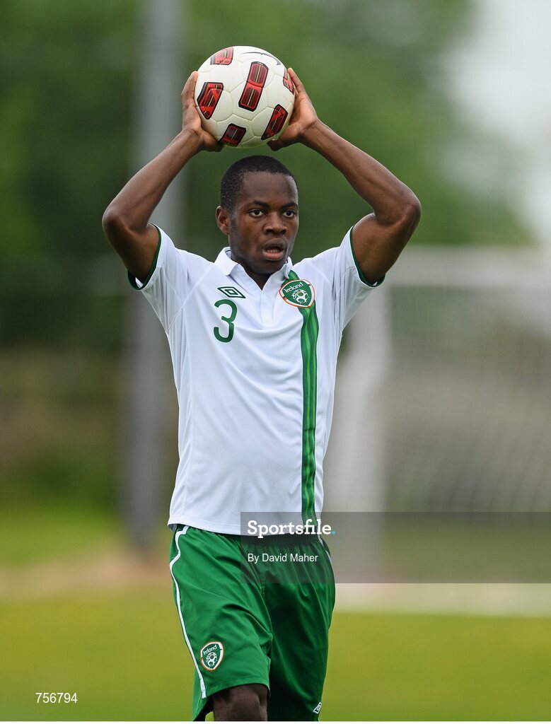 3 June 2013; Noe Baba, Republic of Ireland. Under-19 Friendly, Republic of Ireland v Ireland Colleges Selection. Johnstown House, Enfield, Co. Meath. Picture credit: David Maher / SPORTSFILE