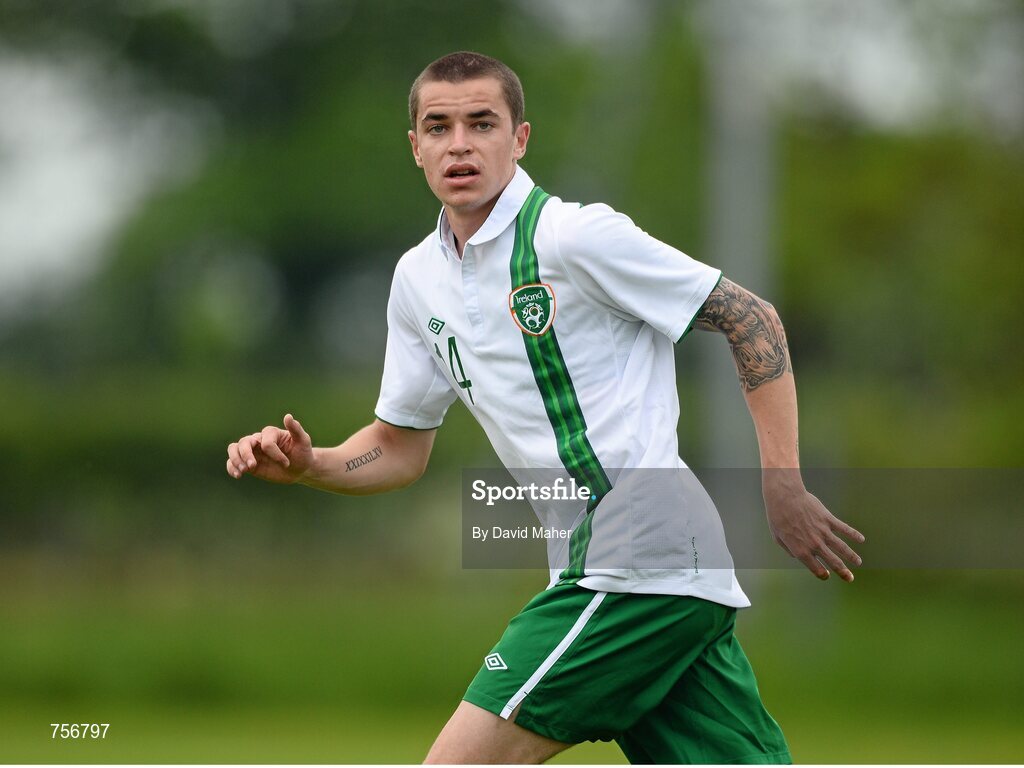 3 June 2013; Sean Kavanagh, Republic of Ireland. Under-19 Friendly, Republic of Ireland v Ireland Colleges Selection. Johnstown House, Enfield, Co. Meath. Picture credit: David Maher / SPORTSFILE