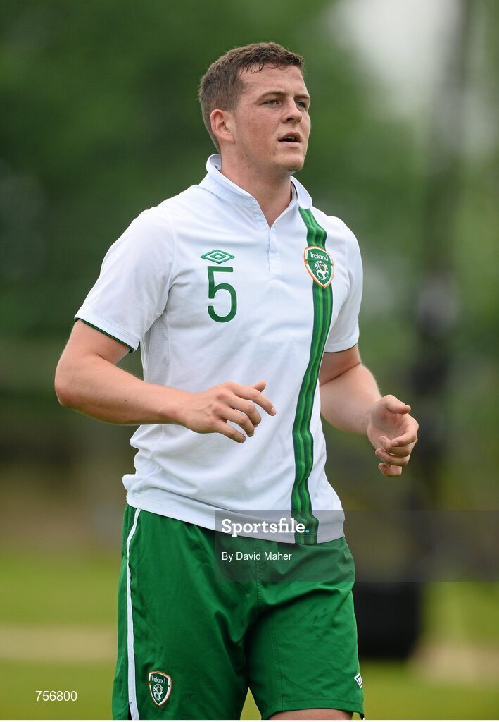 3 June 2013; Pierce Sweeney, Republic of Ireland. Under-19 Friendly, Republic of Ireland v Ireland Colleges Selection. Johnstown House, Enfield, Co. Meath. Picture credit: David Maher / SPORTSFILE