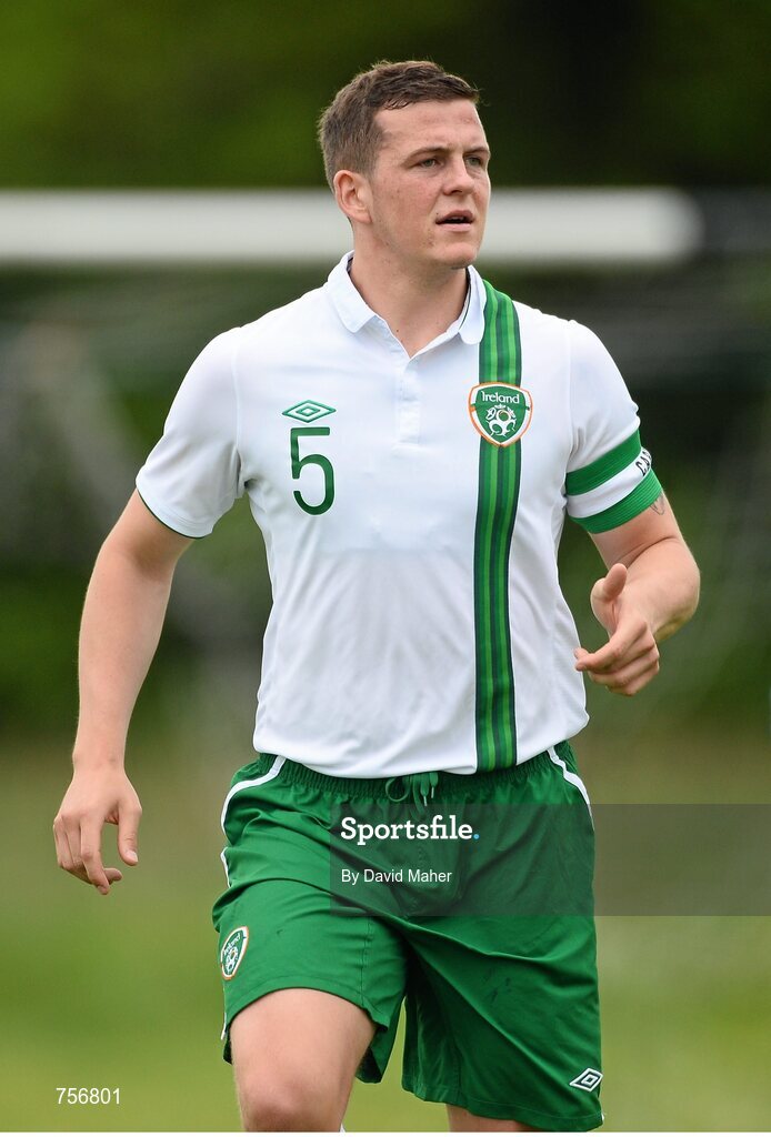 3 June 2013; Pierce Sweeney, Republic of Ireland. Under-19 Friendly, Republic of Ireland v Ireland Colleges Selection. Johnstown House, Enfield, Co. Meath. Picture credit: David Maher / SPORTSFILE