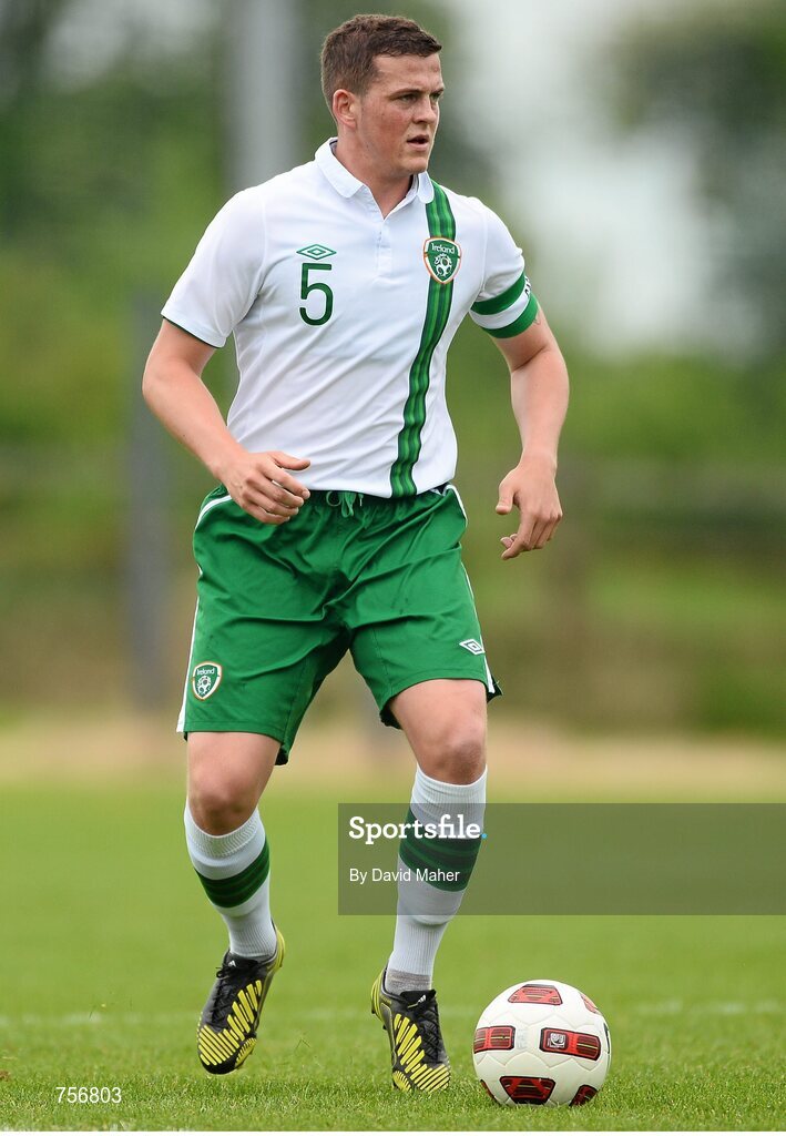 3 June 2013; Pierce Sweeney, Republic of Ireland. Under-19 Friendly, Republic of Ireland v Ireland Colleges Selection. Johnstown House, Enfield, Co. Meath. Picture credit: David Maher / SPORTSFILE