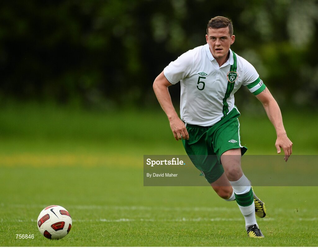 3 June 2013; Pierce Sweeney, Republic of Ireland. Under-19 Friendly, Republic of Ireland v Ireland Colleges Selection. Johnstown House, Enfield, Co. Meath. Picture credit: David Maher / SPORTSFILE