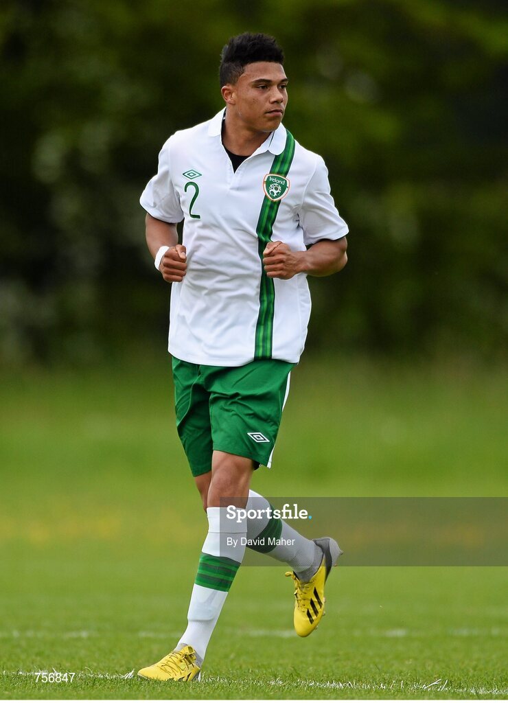 3 June 2013; Garmston Bradley, Republic of Ireland. Under-19 Friendly, Republic of Ireland v Ireland Colleges Selection. Johnstown House, Enfield, Co. Meath. Picture credit: David Maher / SPORTSFILE