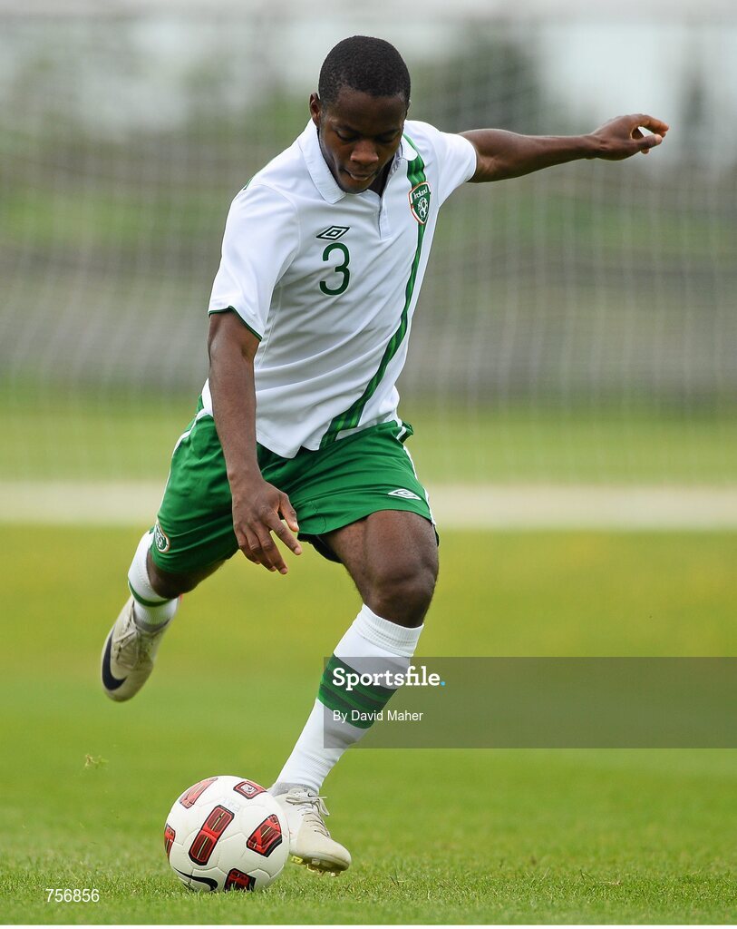 3 June 2013; Noe Baba, Republic of Ireland. Under-19 Friendly, Republic of Ireland v Ireland Colleges Selection. Johnstown House, Enfield, Co. Meath. Picture credit: David Maher / SPORTSFILE