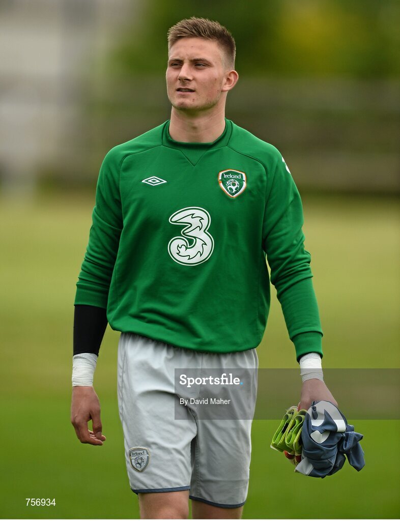 3 June 2013; Danny Rogers, Republic of Ireland. Under-19 Friendly, Republic of Ireland v Ireland Colleges Selection. Johnstown House, Enfield, Co. Meath. Picture credit: David Maher / SPORTSFILE
