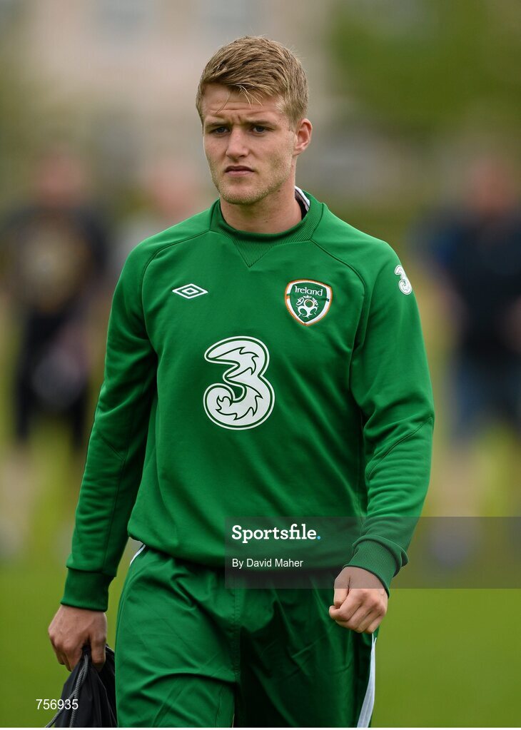 3 June 2013; William Hayhurst, Republic of Ireland. Under-19 Friendly, Republic of Ireland v Ireland Colleges Selection. Johnstown House, Enfield, Co. Meath. Picture credit: David Maher / SPORTSFILE
