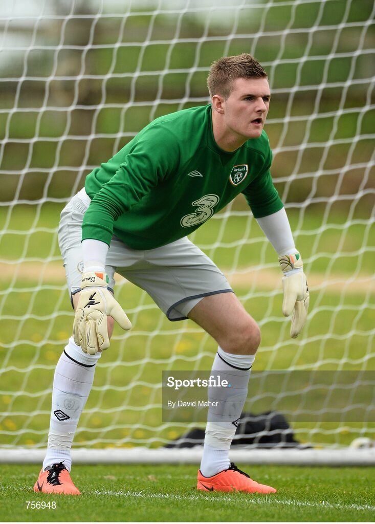 3 June 2013; Ian Lawlor, Republic of Ireland. Under-19 Friendly, Republic of Ireland v Ireland Colleges Selection. Johnstown House, Enfield, Co. Meath. Picture credit: David Maher / SPORTSFILE