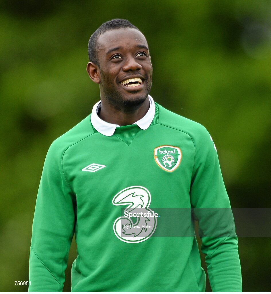 3 June 2013; Carel Tiofack, Republic of Ireland. Under-19 Friendly, Republic of Ireland v Ireland Colleges Selection. Johnstown House, Enfield, Co. Meath. Picture credit: David Maher / SPORTSFILE