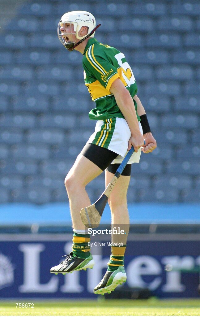 8 June 2013; Shane Nolan, Kerry, celebrates after scoring a first half goal. The Christy Ring Cup Final, Kerry v Down, Croke Park, Dublin. Picture credit: Oliver McVeigh / SPORTSFILE