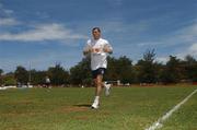 19 May 2002; Roy Keane, Republic of Ireland, pictured during squad training. Adagym Sportsgrounds, Saipan. Soccer. Cup2002. Picture credit; David Maher / SPORTSFILE *EDI*