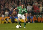 13 October 2004; Roy Keane, Republic of Ireland. FIFA 2006 World Cup Qualifier, Republic of Ireland v Faroe Islands, Lansdowne Road, Dublin. Picture credit; Brian Lawless / SPORTSFILE