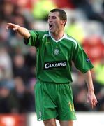 8 January 2006; Roy Keane, Glasgow Celtic, in action against Clyde. Tennent's Scottish Cup, 3rd round, Clyde v Glasgow Celtic, Broadwood Stadium, Clyde, Scotland. Picture credit: David Maher / SPORTSFILE