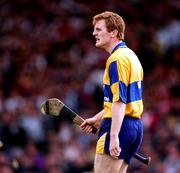 8 June 1997; Brian Lohan of Clare during the GAA Munster Senior Hurling Championship Semi-Final match between Clare and Cork at the Gaelic Grounds in Limerick. Photo by Ray McManus/Sportsfile