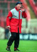 12 April 1998; Derry Manager, Brian Mullins during the National Football League Semi Final match between Derry and Monaghan at Croke Park in Dublin. Photo by Ray McManus/Sportsfile