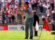 29 June 1997; Derry Manager Brian Mullins during the Ulster GAA Football Senior Championship Semi-Final match between Tyrone and Derry at St. Tiernach's Park in Clones, Monaghan. Photo by David Maher/Sportsfile