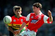 1 June 1997; Cathal O'Hanlon of Louth during the Leinster GAA Senior Football Championship Quarter-Final match between Louth Carlow at St. Conleth's Park in Newbridge, Kildare. Photo by Brendan Moran/Sportsfile