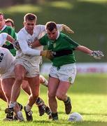 2 December 1997; Charlie Redmond of Erin's Isle in action against Denis O'Connell of Clane during the AIB Leinster Club Championship match between Erin's Isle and Clane at Parnell Park in Dublin. Photo by David Maher/Sportsfile