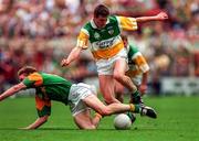 16 August 1997; Ciaran McManus of Offaly in action against Trevor Giles of Meath during the Leinster GAA Senior Football Championship Final match between Offaly and Meath at Croke Park in Dublin. Photo by Ray McManus/Sportsfile