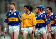 17 August 1997; Conor Gleeson, Tipperary captain, leads his team during the parade prior to the GAA All-Ireland Senior Hurling Championship Semi-Final match between Tipperary and Wexford at Croke Park in Dublin. Photo by David Maher/Sportsfile