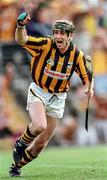 27 July 1997; D.J Carey of Kilkenny celebrates scoring his side's second goal during the GAA All-Ireland Senior Hurling Championship Quarter-Final match between Kilkenny and Galway at Semple Stadium in Thurles, Tipperary. Photo by Matt Browne/Sportsfile