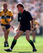 4 August 1995; Referee Dicky Murphy during the All-Ireland Senior Hurling Championship Semi-Final match between Clare and Galway at Croke Park in Dublin. Photo by Ray McManus/Sportsfile