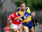 8 June 1997; Fergus Tuohy of Clare during the GAA Munster Senior Hurling Championship Semi-Final match between Clare and Cork at the Gaelic Grounds in Limerick. Photo by Ray McManus/Sportsfile