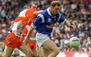 20 July 1997; Fintan Cahill of Cavan in action against David O'Neill of Derry during the Ulster GAA Football Senior Championship Final match between Cavan and Derry at St. Tiernach's Park in Clones, Monaghan. Photo by David Maher/Sportsfile
