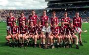 17 August 1997; Galway minor hurling team portrait prior to the All-Ireland Minor Hurling Championship Semi-Final match between Tipperary and Galway at Croke Park in Dublin. Photo by Ray McManus/Sportsfile