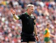 22 June 1997; Referee Jim Curran during the Ulster GAA Football Senior Championship Semi-Final match between Cavan and Donegal at St Tiernach's Park in Clones, Monaghan. Photo by David Maher/Sportsfile