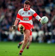12 April 1998; Anthony Tohill of Derry during the National Football League Semi Final match between Derry and Monaghan at Croke Park in Dublin. Photo by Ray McManus/Sportsfile