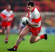 12 April 1998; Joe Brolly of Derry during the National Football League Semi Final match between Derry and Monaghan at Croke Park in Dublin. Photo by Ray McManus/Sportsfile