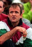 3 August 1997; Mayo Manager John Maughan, sits in the terraces due to his suspension during the GAA Connacht Senior Football Championship Final match between Mayo and Sligo at Dr Hyde Park in Roscommon. Photo by David Maher/Sportsfile